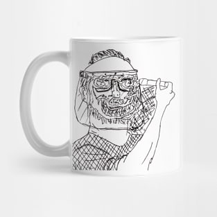 david baddiel - we all wear masks Mug